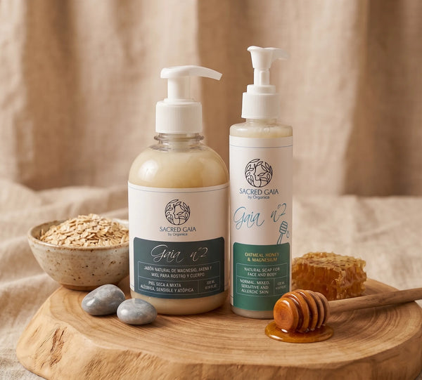 Jabón Gaia 2 de Magnesio · Avena y Miel